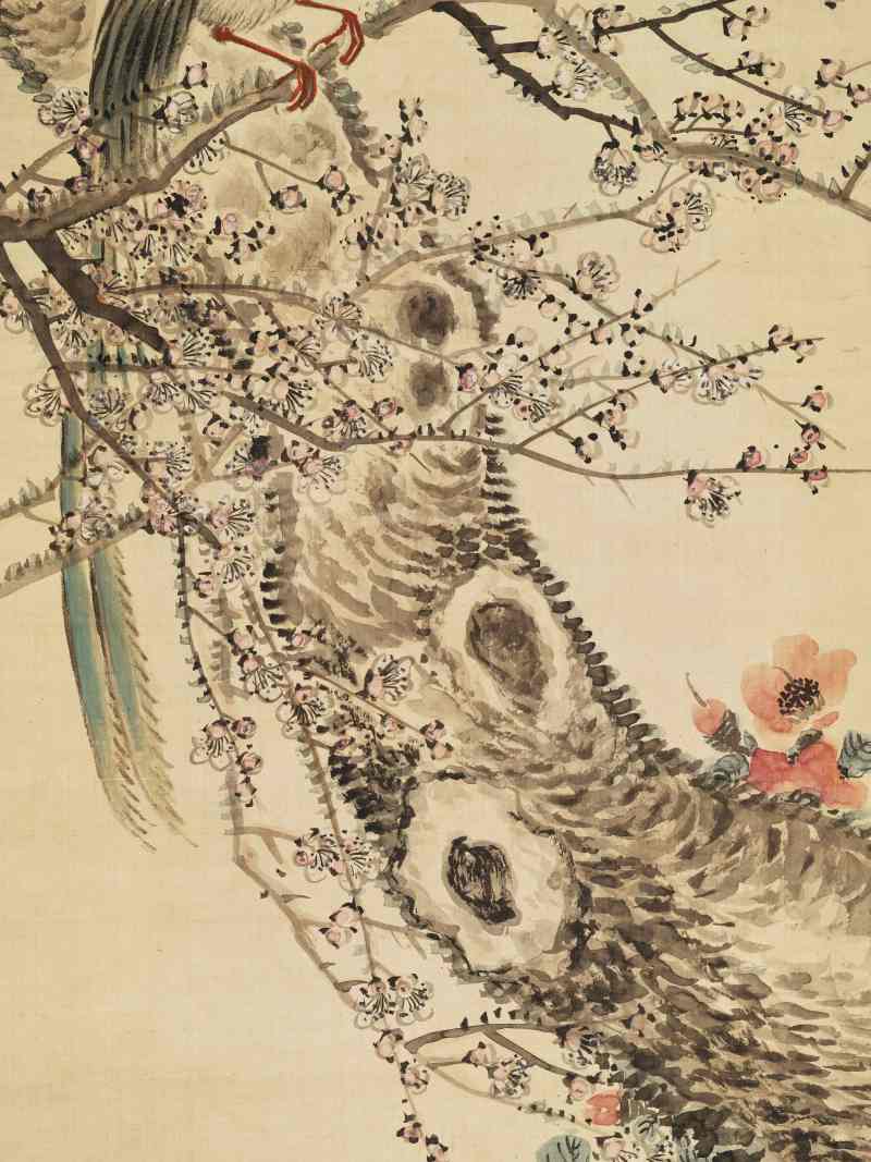 癸巳（1893年）作 姜筠 长寿繁华 - 图6