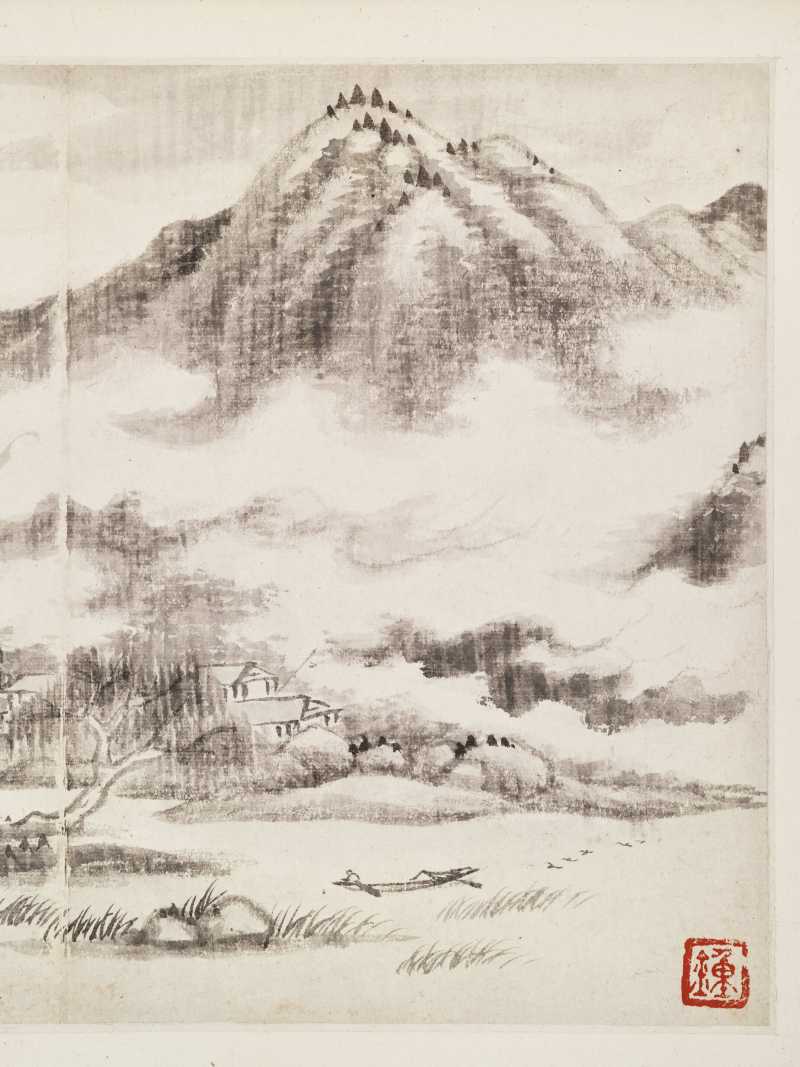 道光壬午（1822年）作 董棨 自出胸臆山水册 - 图29