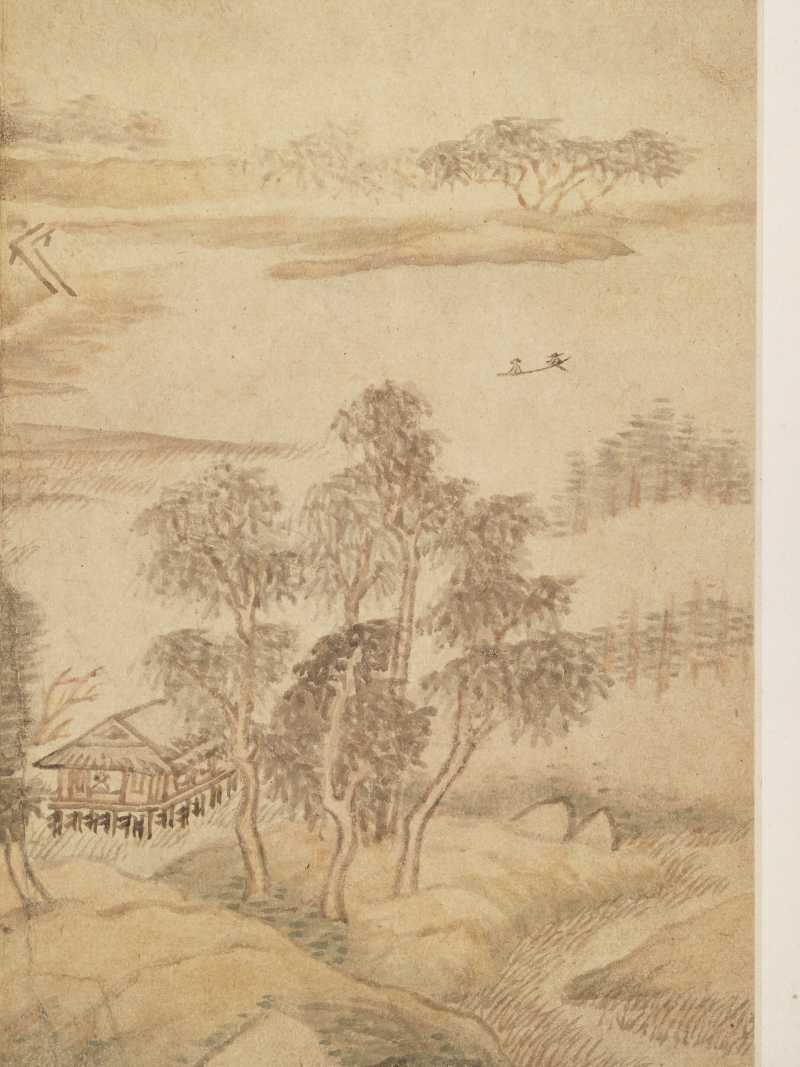 丙辰（1676年）、戊子（1708年）作 王鉴（款）、王翚（款）等七家 诸家山水册 - 图32