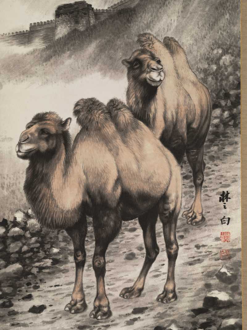 苏楚白 双狮、骆驼 - 图11