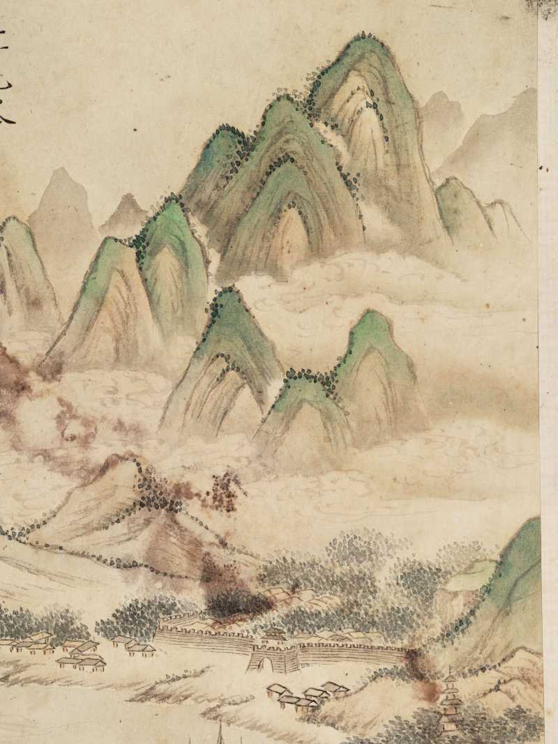 黄向坚（款） 云川十二景 - 图43