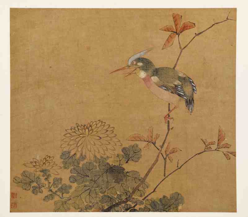 童原 写生花鸟册 - 图38