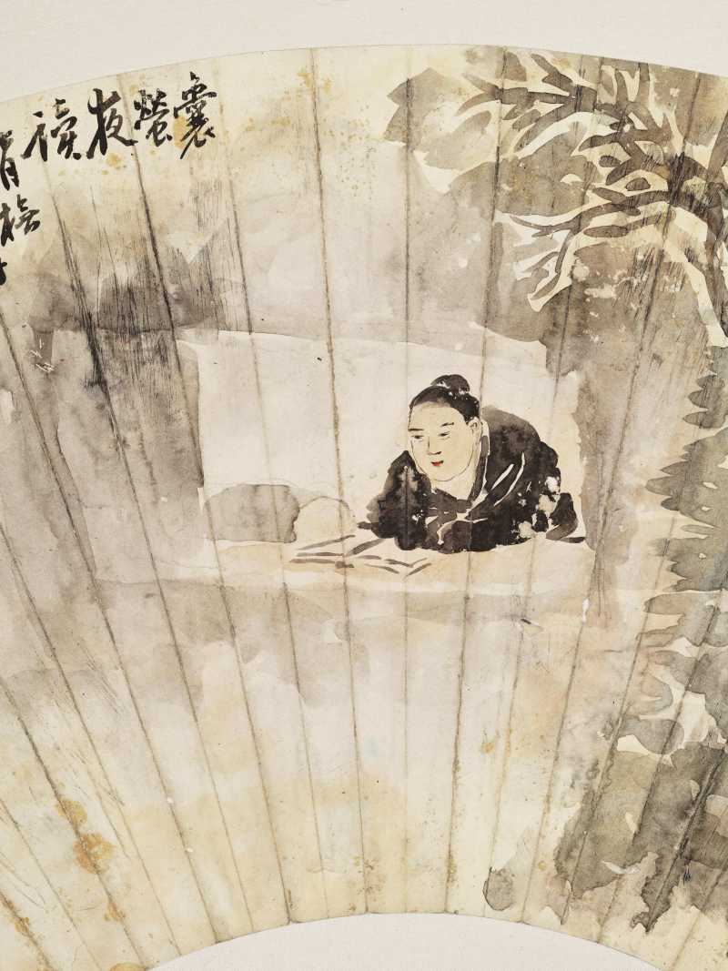 史不昧 扇面集锦册 - 图27