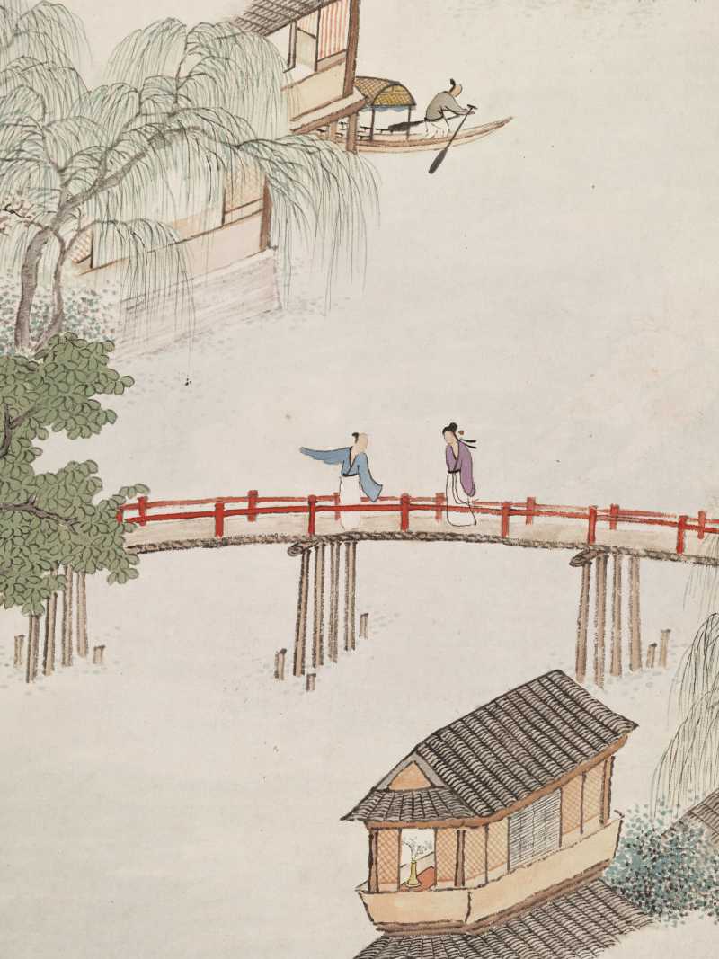 张深 山水人物册 - 图27