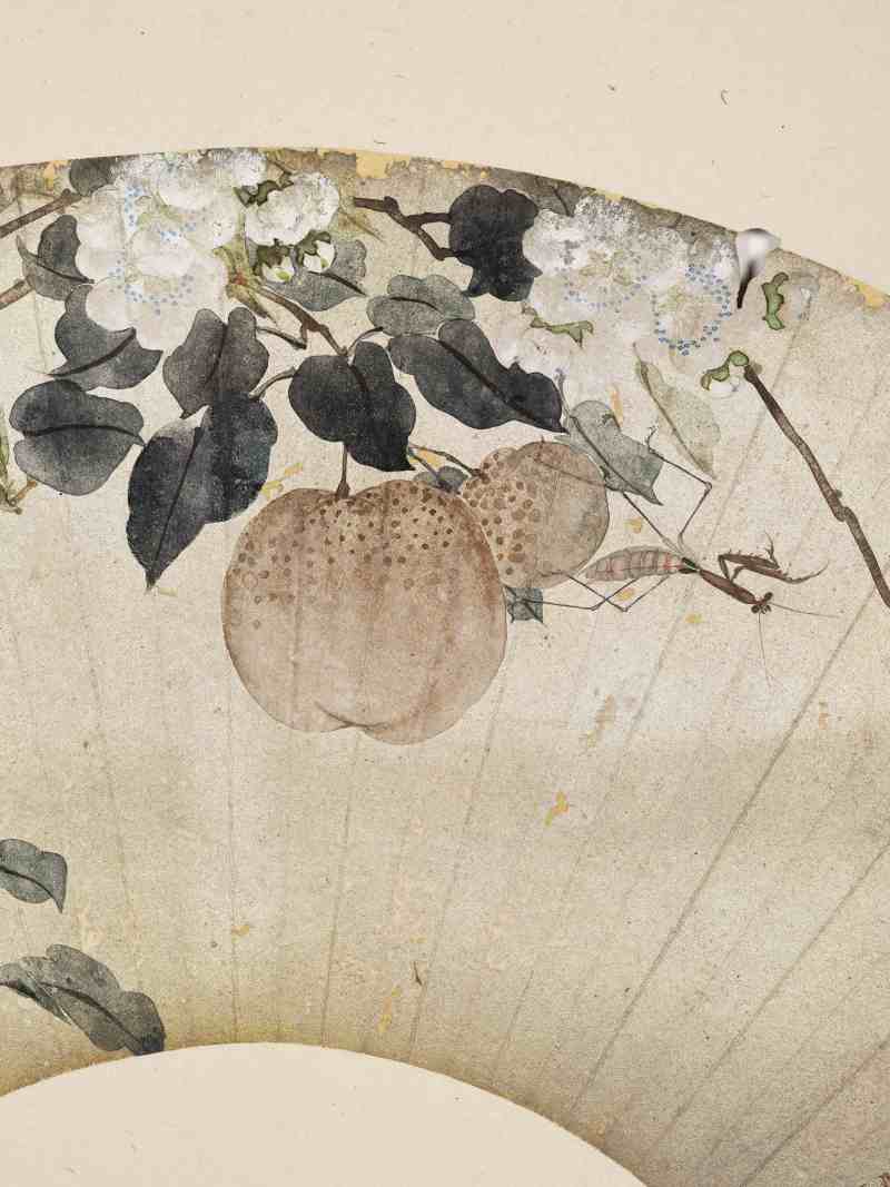 癸酉（1873年）、己亥（1899年）作 居廉 花卉四帧 - 图15