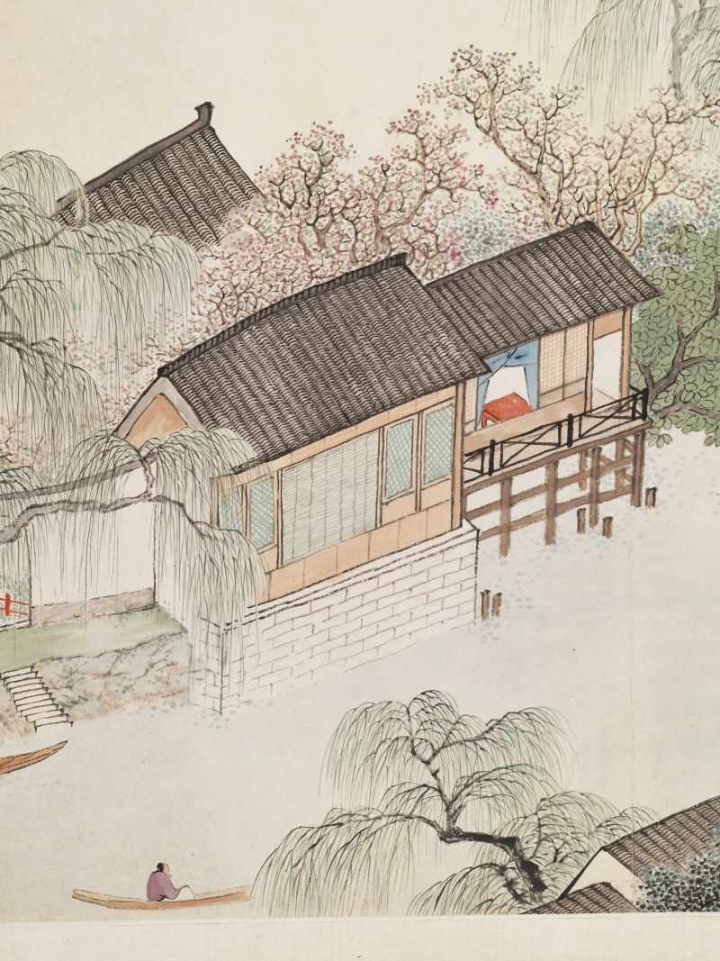 张深 山水人物册 - 图28