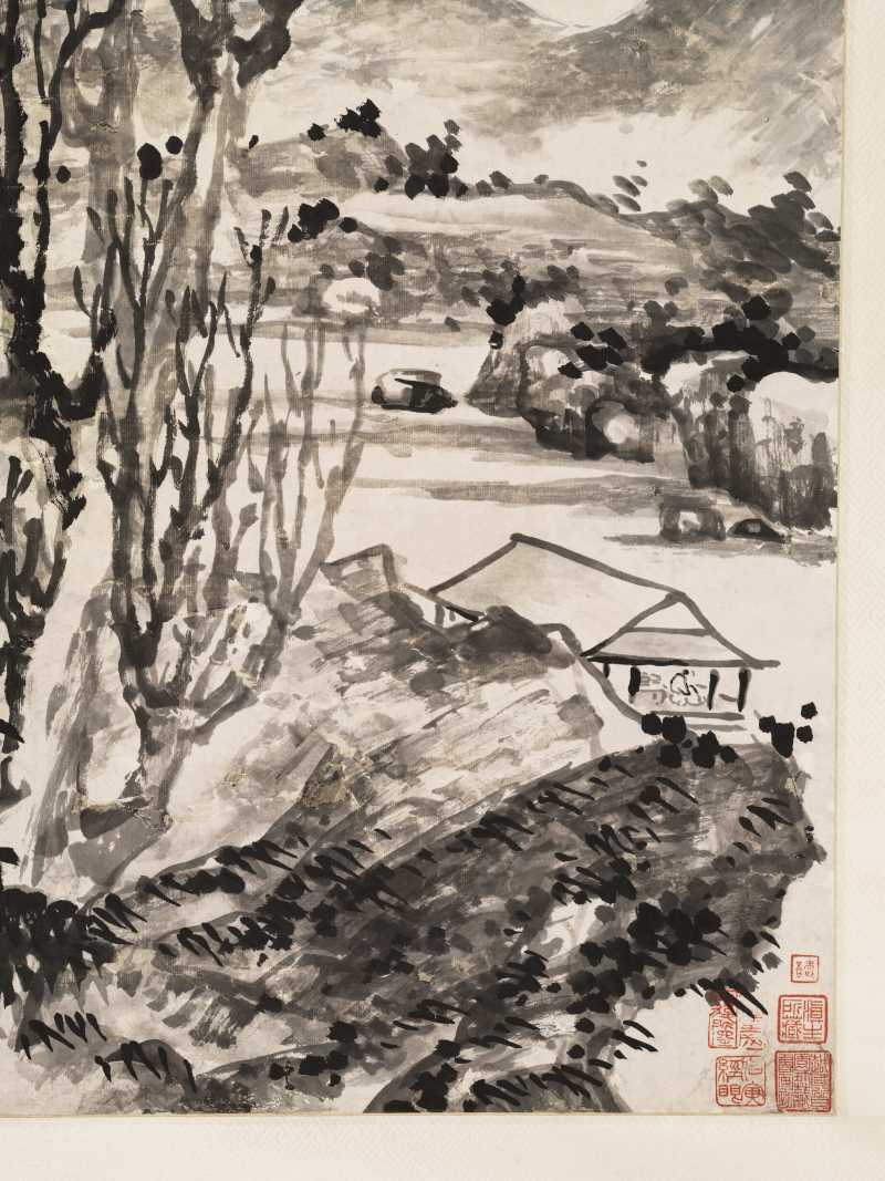 髡残（款） 山高落叶远 - 图7