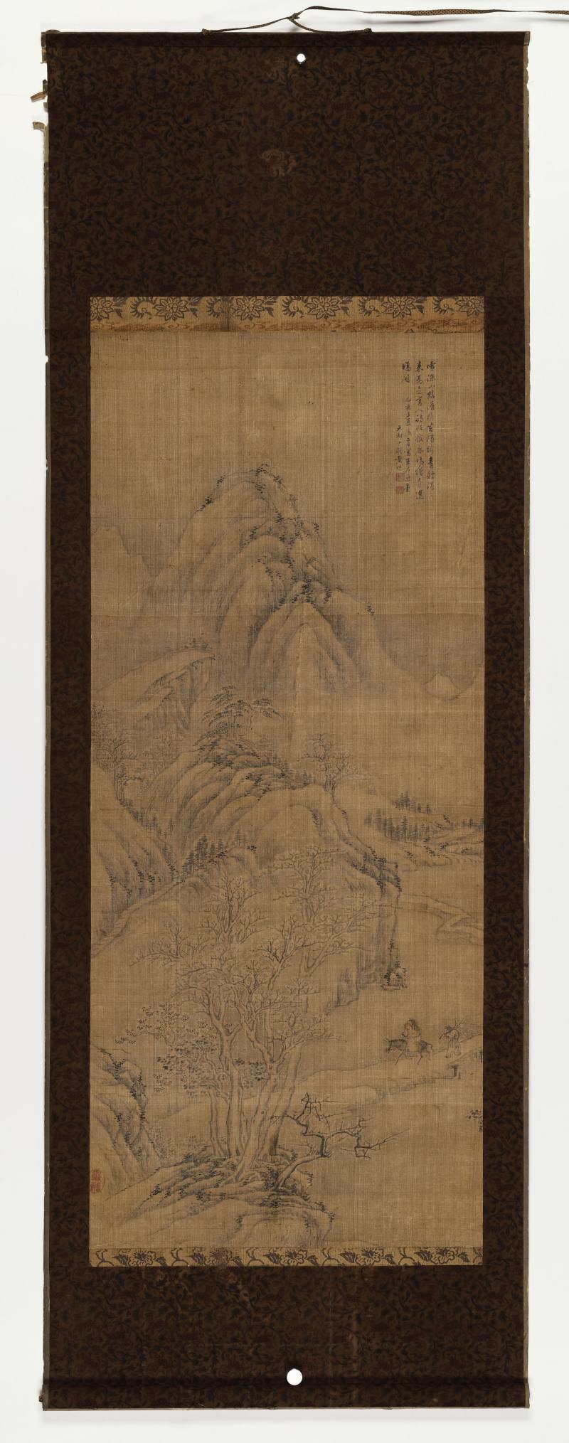 黄垣（款） 策蹇寻梅 - 图2