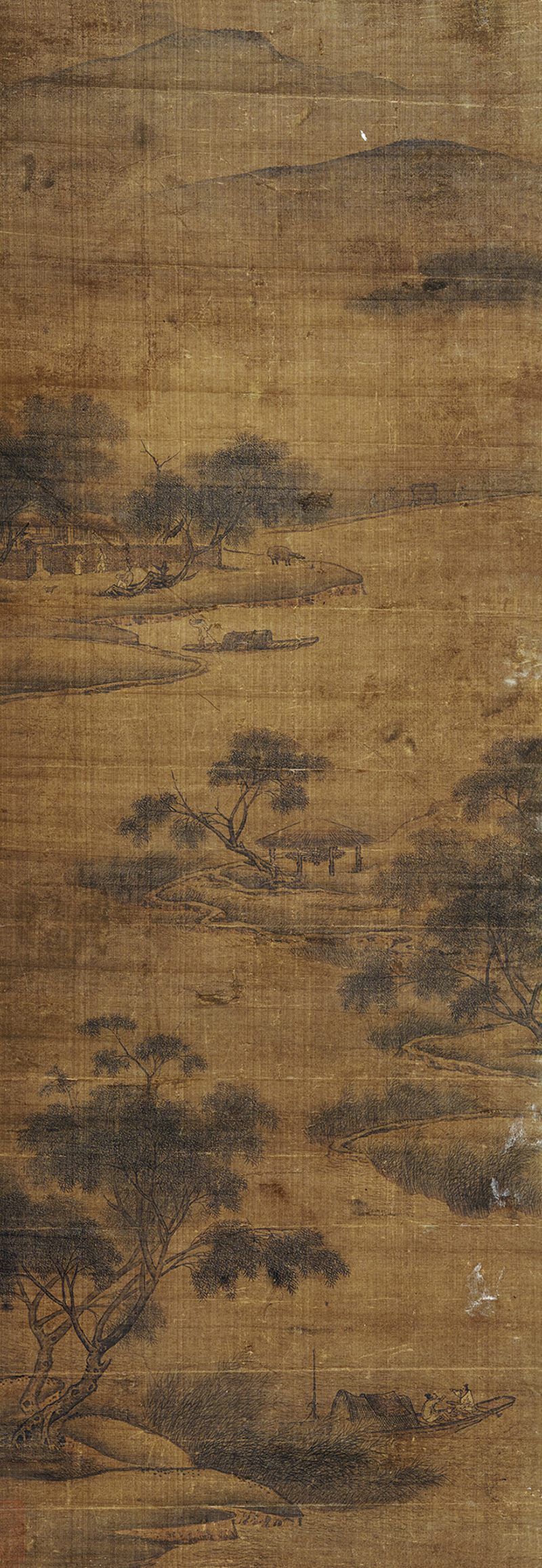 佚名 湖庄幽景