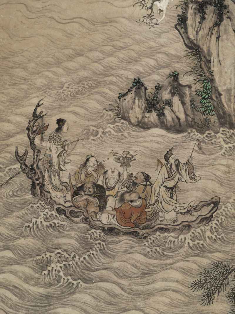 同治壬申（1872年）作 杨得霖 群仙拱祝图 - 图14