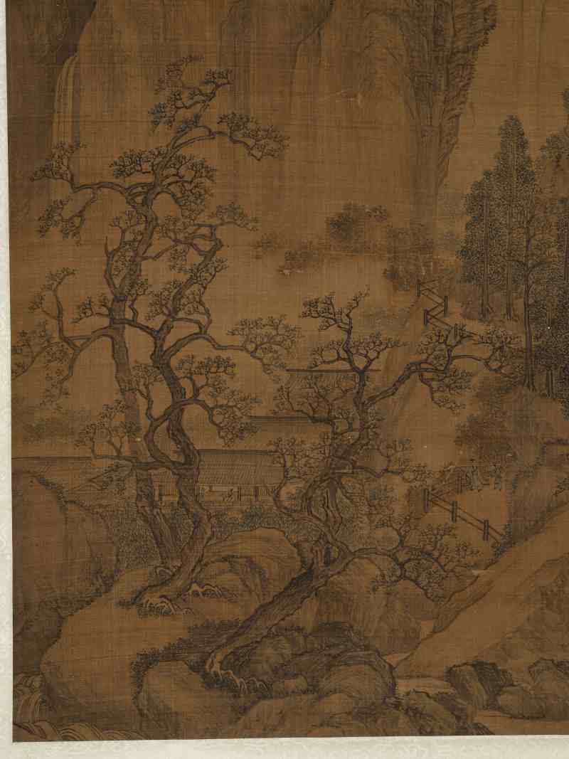 庚申（1680年）作 王翚（款） 春山读书图 - 图4