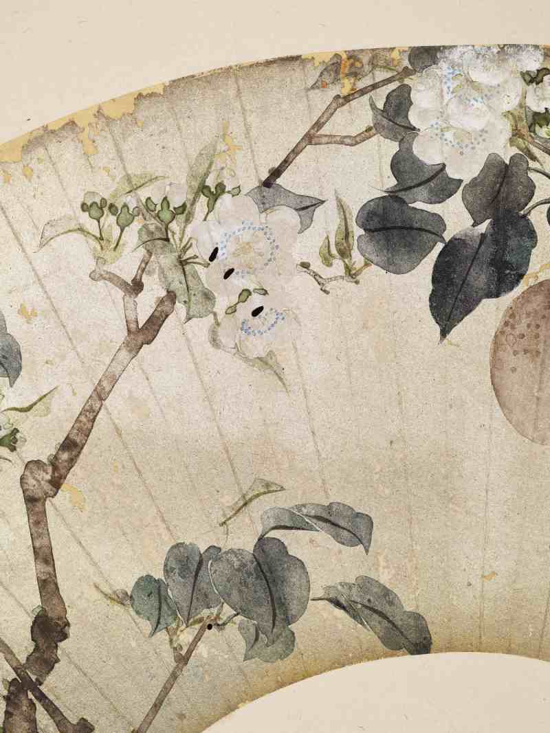 癸酉（1873年）、己亥（1899年）作 居廉 花卉四帧 - 图16