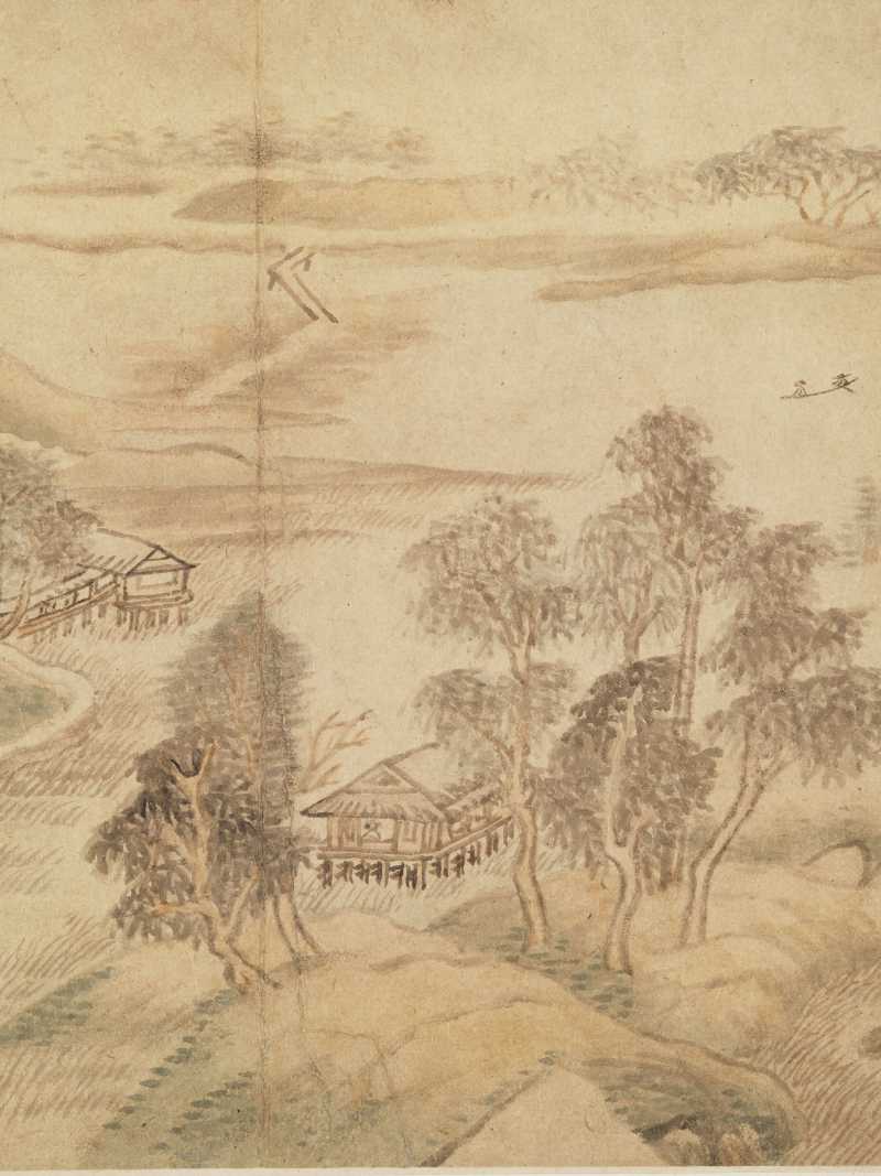 丙辰（1676年）、戊子（1708年）作 王鉴（款）、王翚（款）等七家 诸家山水册 - 图33