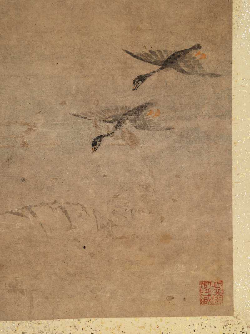 边寿民（款） 芦雁册 - 图8