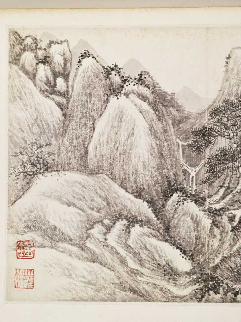 道光壬午（1822年）作 董棨 自出胸臆山水册 - 图32