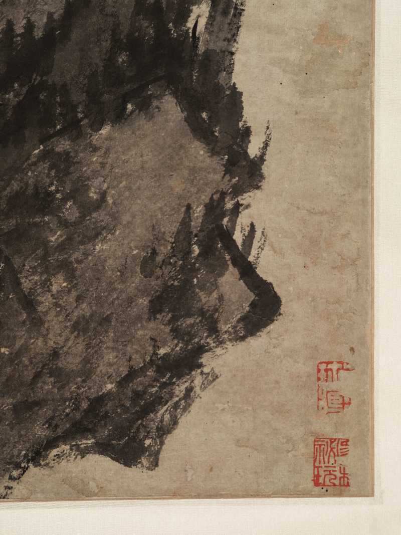 吴镇（款） 墨竹 - 图9
