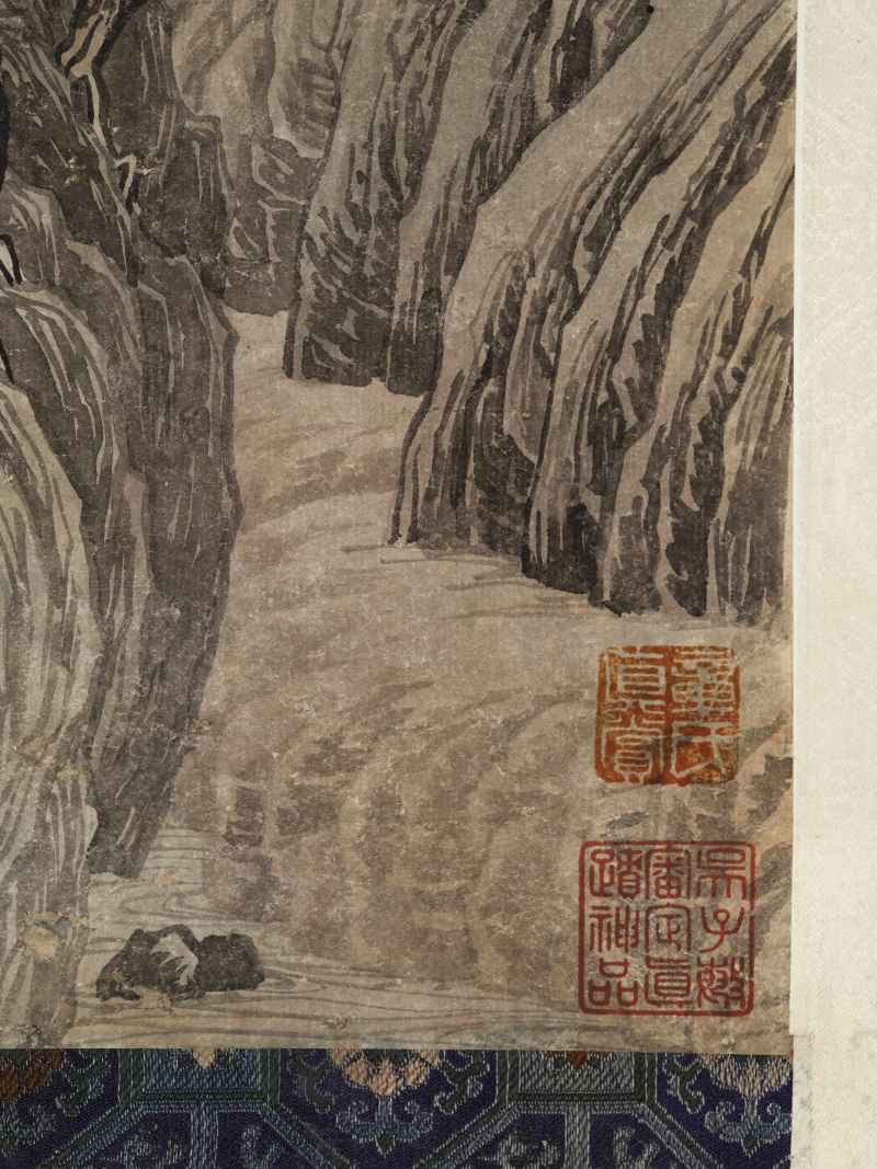 唐寅（款） 云山烟树图 - 图10