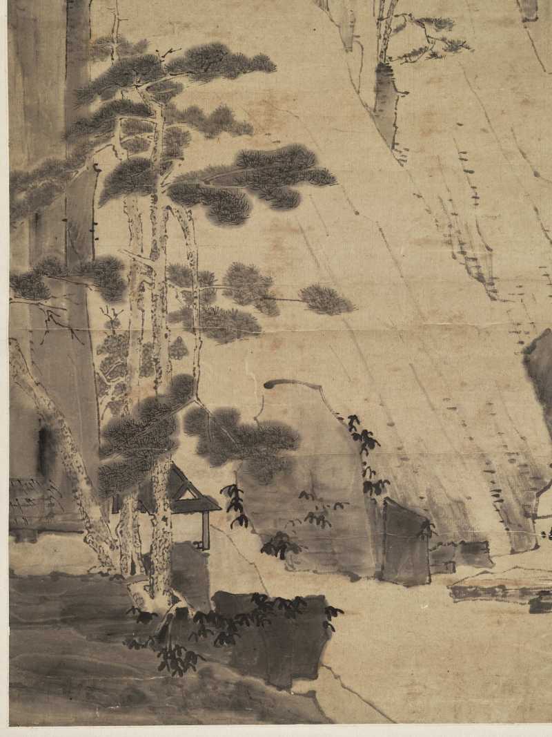 丙申（1656年）作 弘仁（款） 层岩松壑 - 图8
