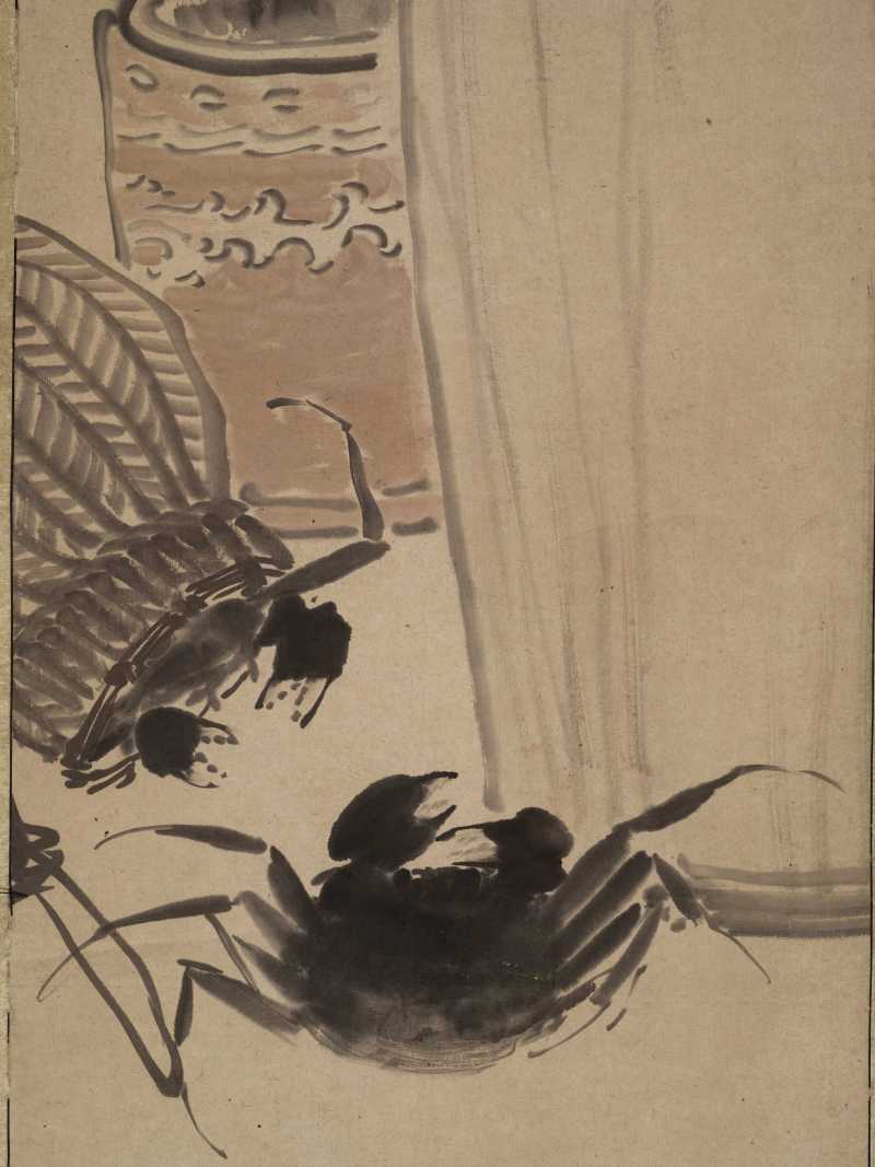 任薰 花卉四屏 - 图12