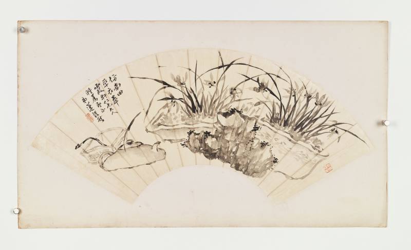 辛巳（1881年）作 莲溪 花卉三帧 - 图14