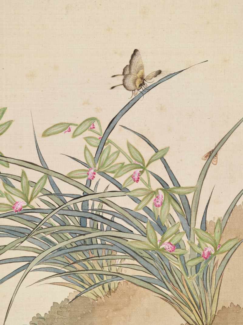 丁酉（1897年）作 梁德润、孙毓汶 花卉草虫册 - 图43