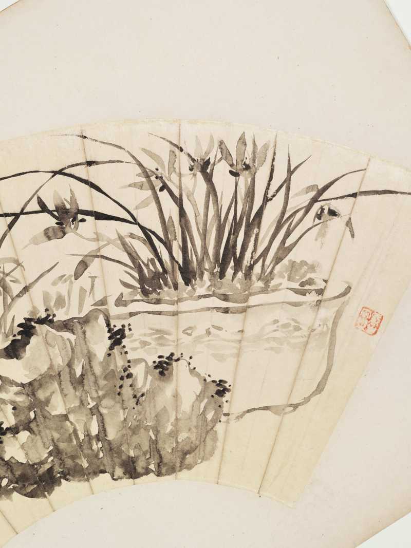 辛巳（1881年）作 莲溪 花卉三帧 - 图16