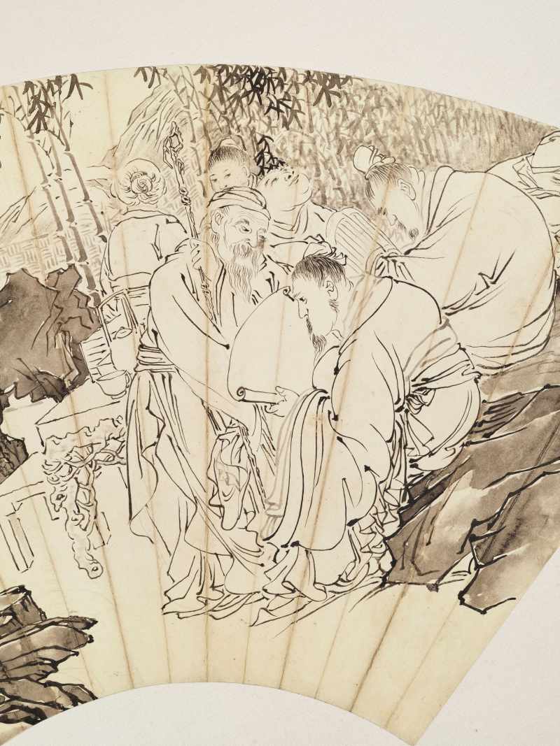 史不昧 扇面集锦册 - 图32