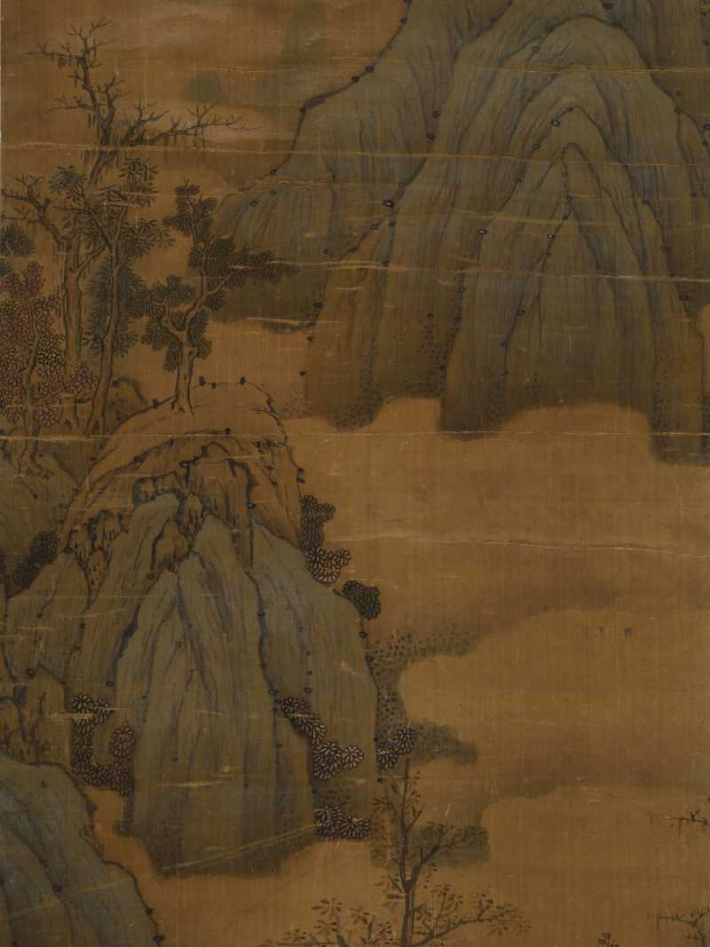 丁卯（1507年）作 周臣（款） 携琴访友 - 图4