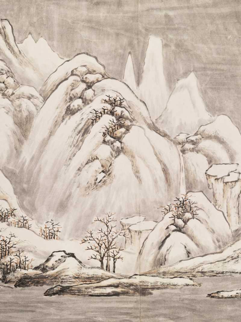 张深 山水人物册 - 图32