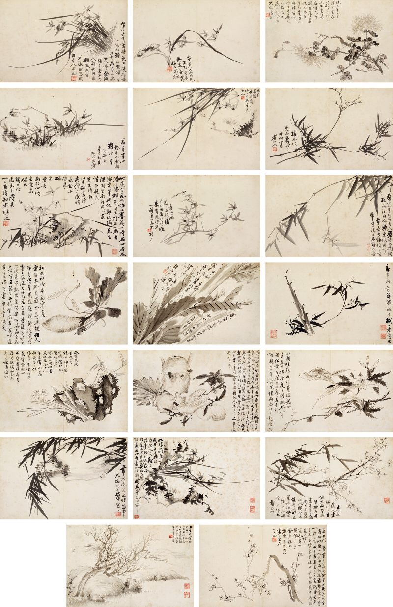 徐六桥 花卉册