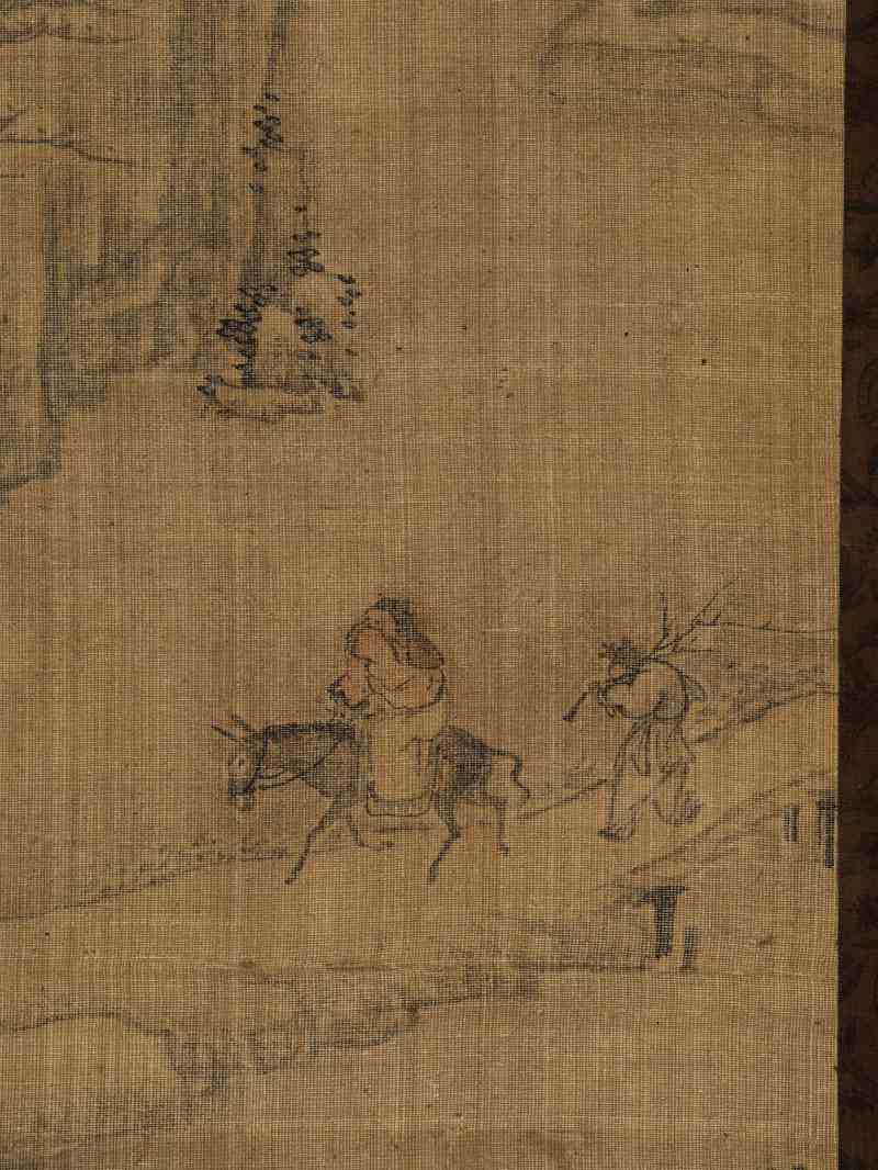 黄垣（款） 策蹇寻梅 - 图5