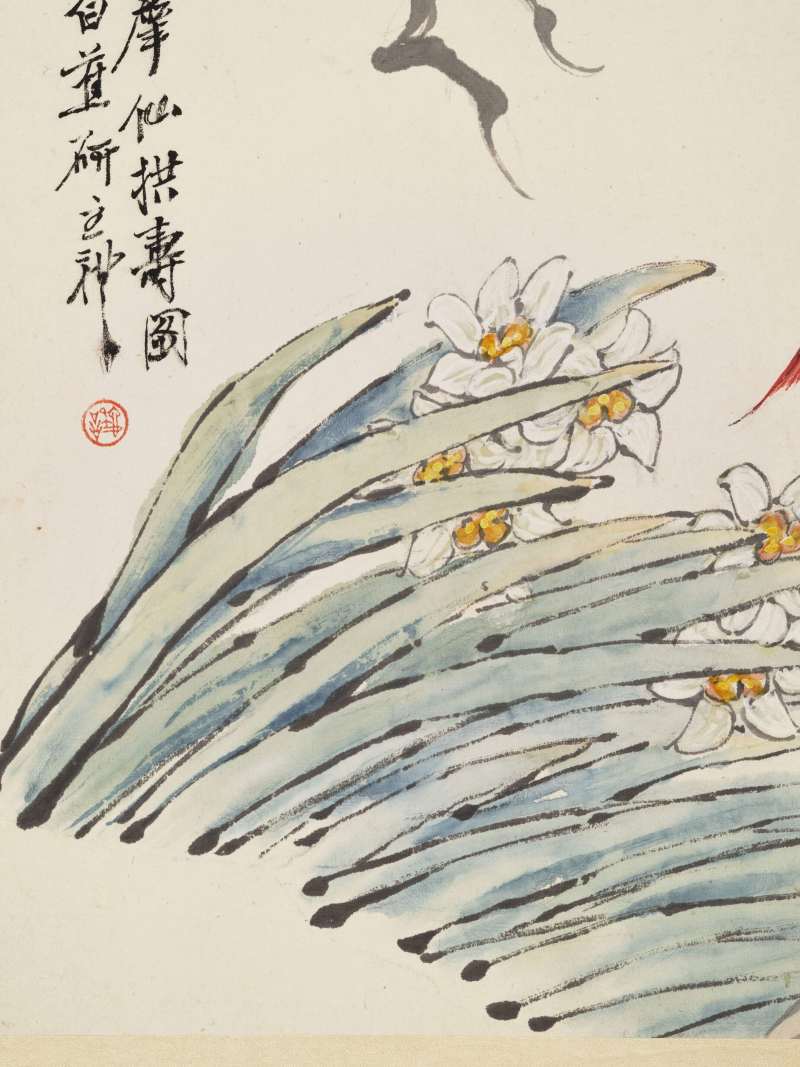 癸丑（1913年）、己卯（1879年）作 王礼、张熊、丁宝书 花鸟三帧 - 图13