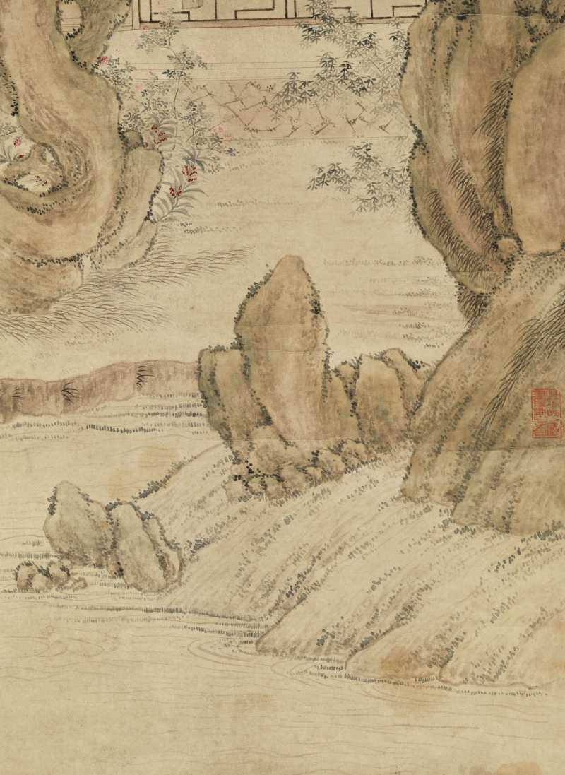 费丹旭 丹桂梳妆图 - 图6