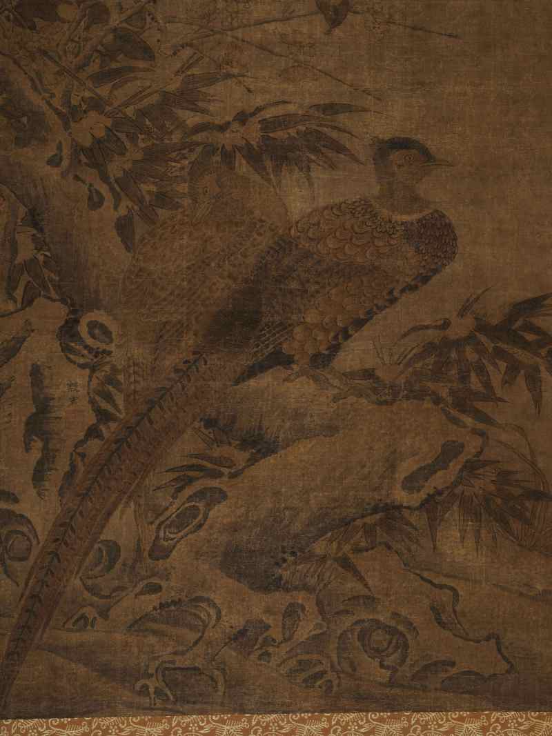 殷宏（款） 山茶锦鸡 - 图3