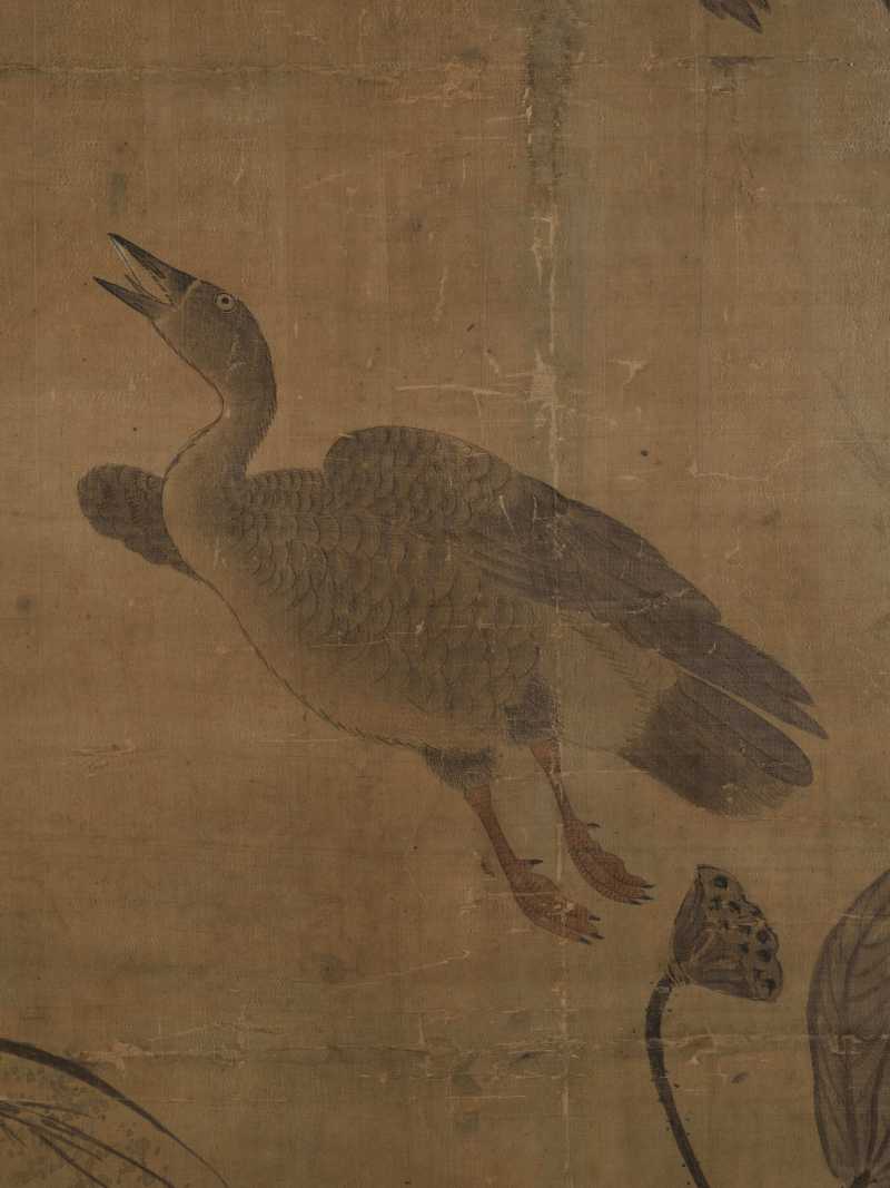 佚名 荷塘芦雁 - 图3