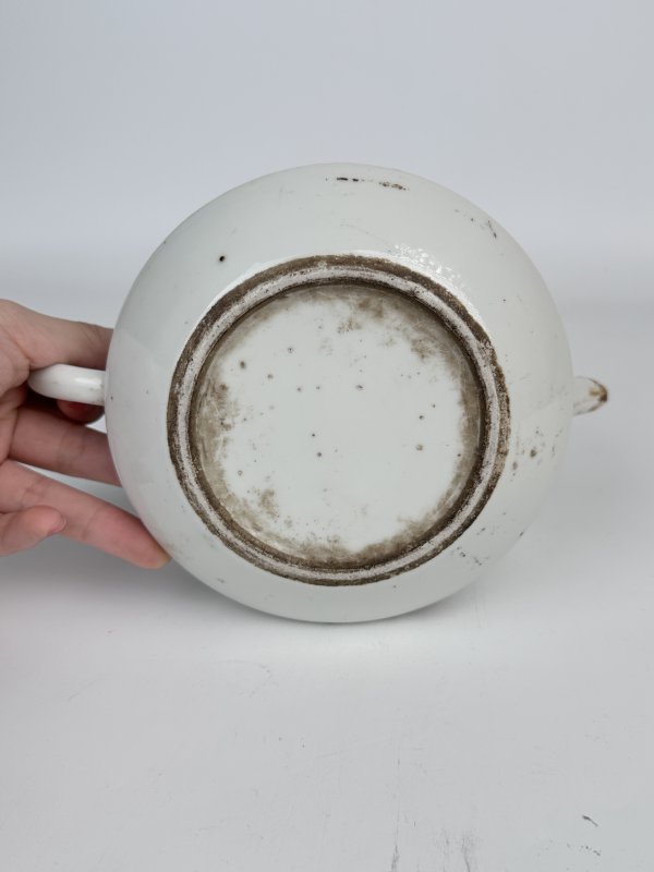 民国浅绛彩画花鸟茶壶 - 图8