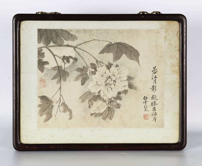 恽寿平（款） 花卉四帧 - 图24