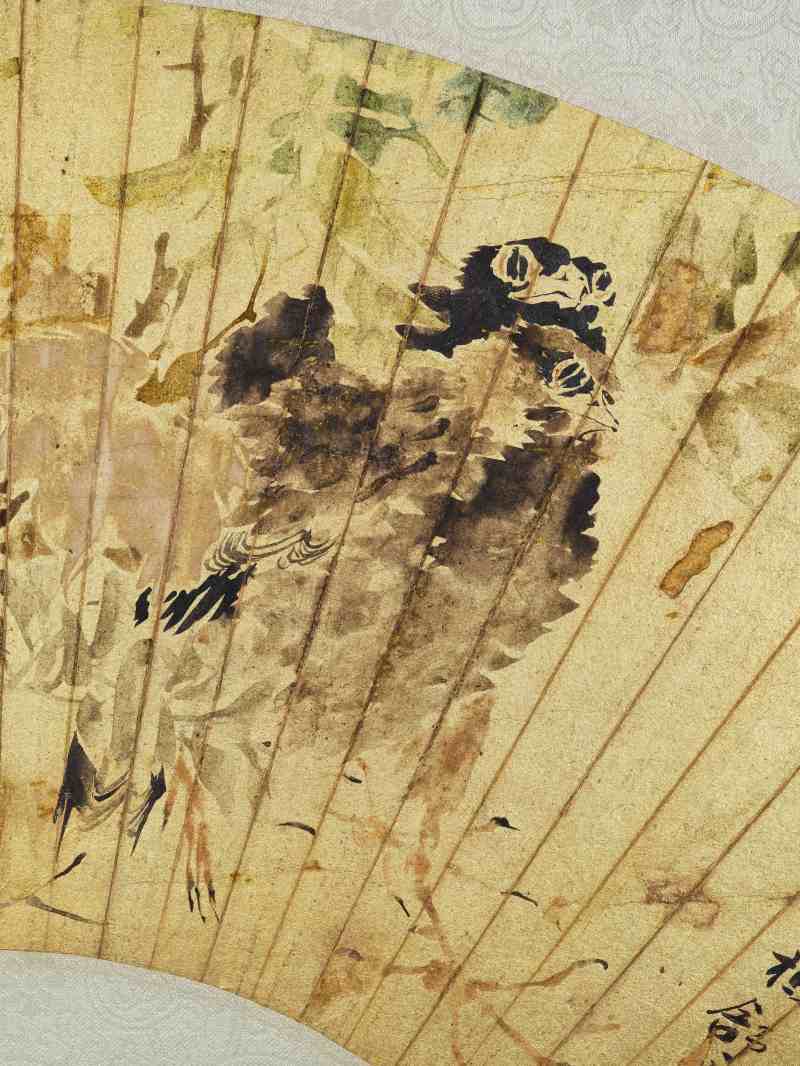 甲申（1884年）、壬午（1882年）、 壬子（1852年）作 舒浩、刘德六 花鸟三帧 - 图19