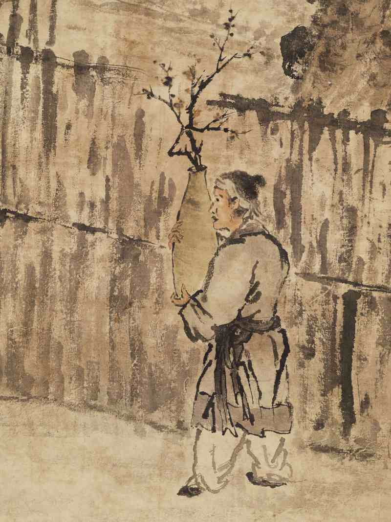丁卯（1688年）作 高其佩（款） 寒斋独坐 - 图12