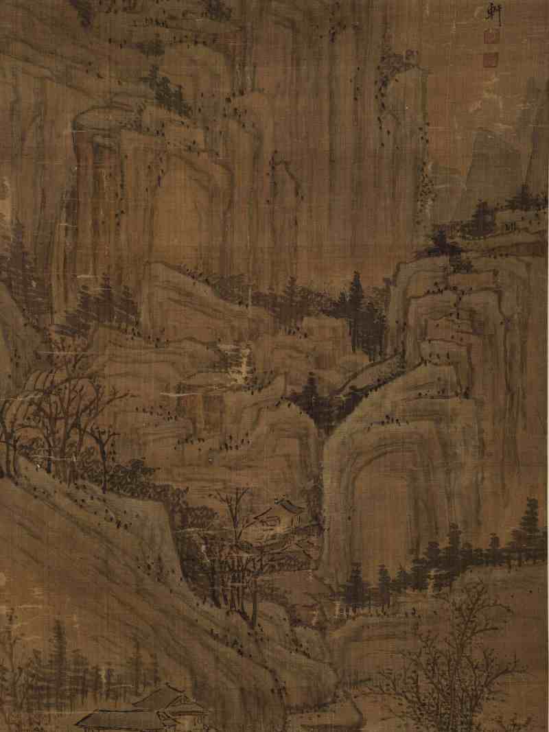 项绅 秋林散步图 - 图5