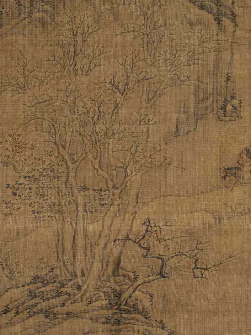 黄垣（款） 策蹇寻梅 - 图7