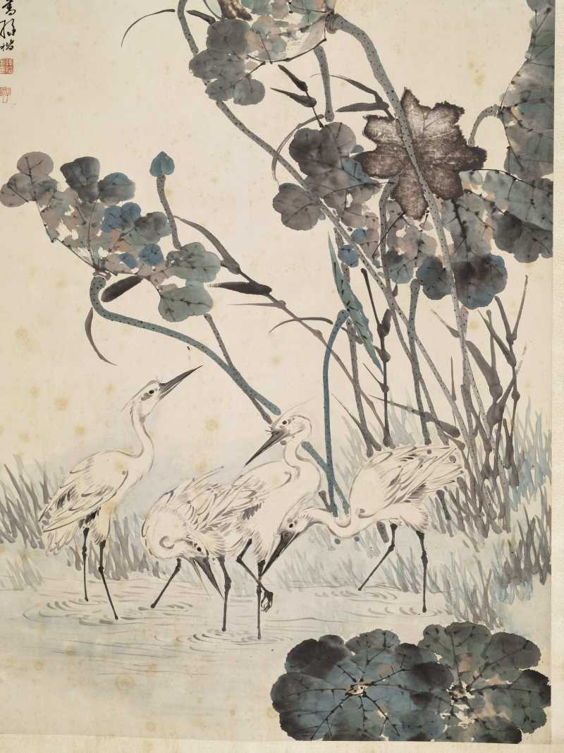 丁巳（1917年）作 孙楷、胡筠 清廉君子、荷花 - 图4