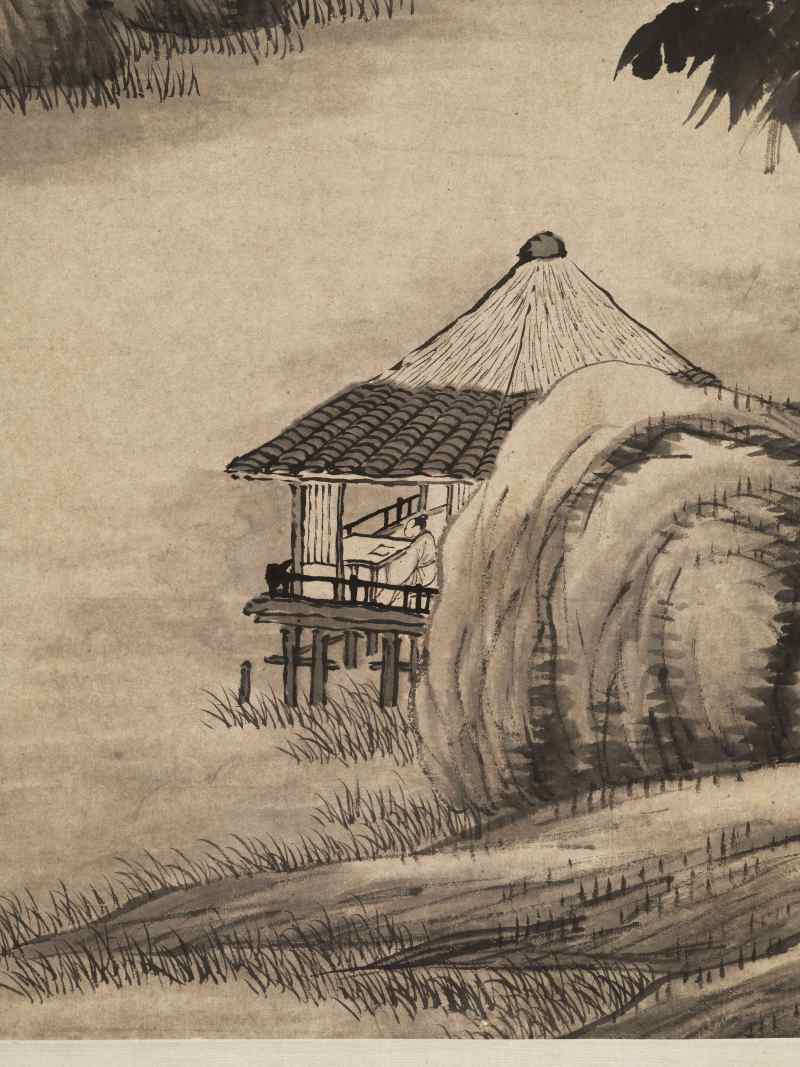 高元眉 仿思翁山水 - 图6