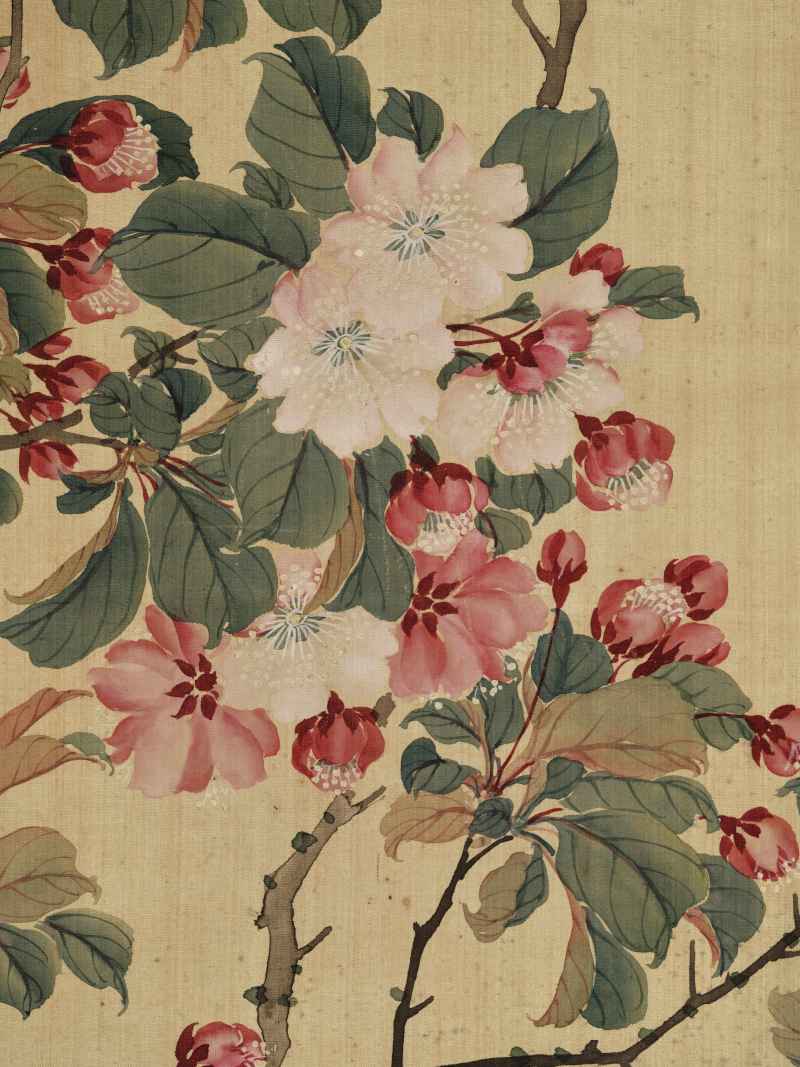 光绪丙午（1906年）作 慈禧（款） 花卉四屏 - 图37