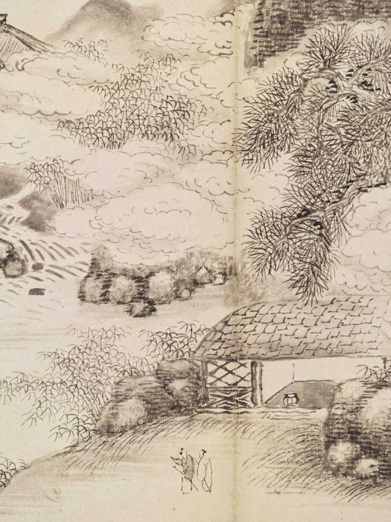 丙辰（1676年）、戊子（1708年）作 王鉴（款）、王翚（款）等七家 诸家山水册 - 图39