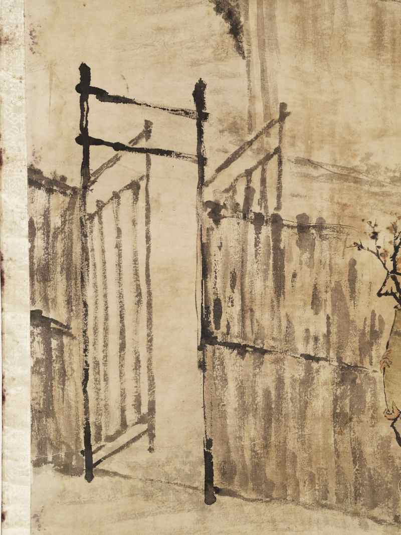 丁卯（1688年）作 高其佩（款） 寒斋独坐 - 图13