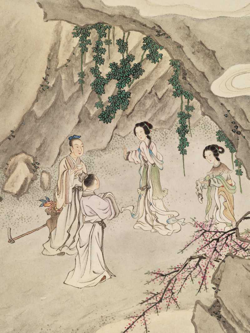 王树榖、吴求 题神仙图册 - 图5
