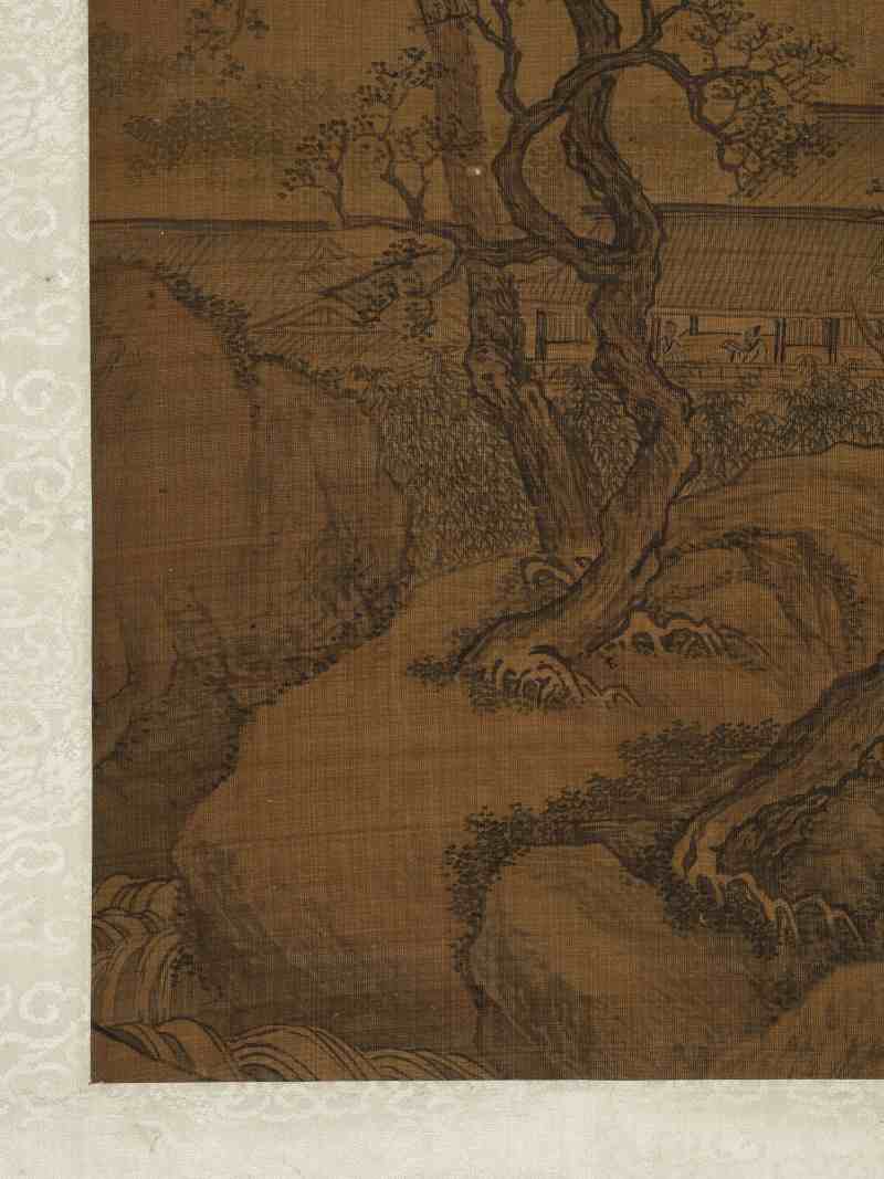 庚申（1680年）作 王翚（款） 春山读书图 - 图11