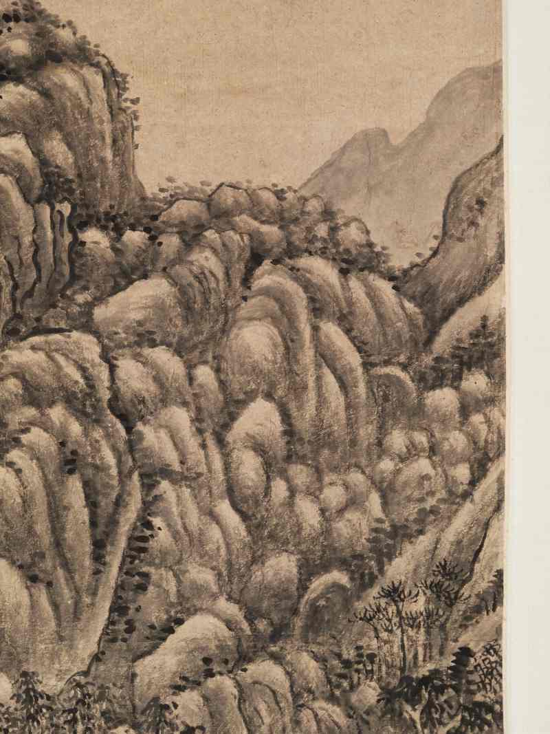 康熙丁亥（1707年）作 王原祁（款） 仿董北苑山水 - 图8