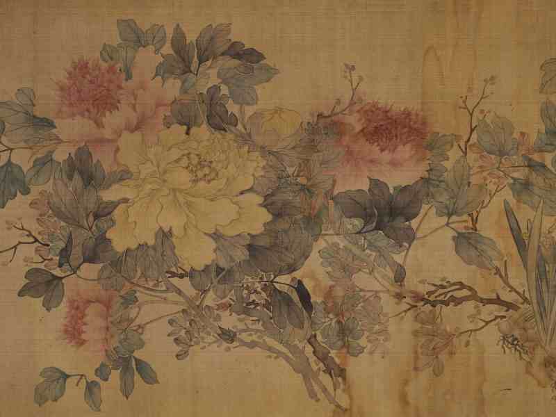 光绪丙午（1906年）作 慈禧（款） 富贵寿考 - 图13